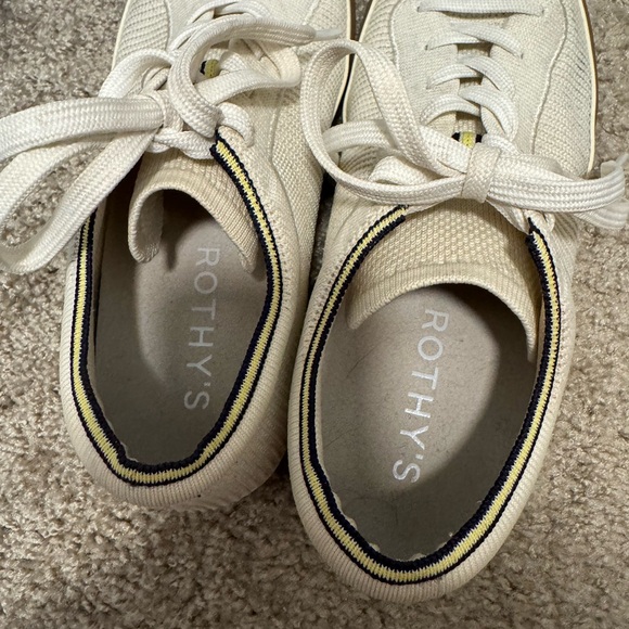 Rothy’s Lace Up Sneaker Sz 8.5 - Picture 5 of 9